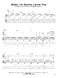 Babe, I'm Gonna Leave You von Led Zeppelin (Download) 