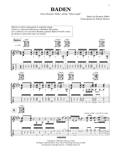 Baden von Dominic Miller (Download) 