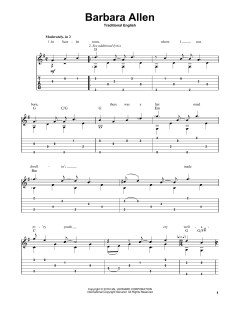 Barbara Allen von Traditional English (Download) 