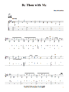 Be Thou With Me von Johann Sebastian Bach (Download) 