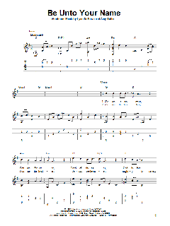 Be Unto Your Name von Robin Mark (Download) 