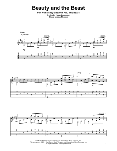 Beauty And The Beast von Alan Menken (Download) 