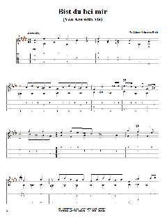 Bist Du Bei Mir von Johann Sebastian Bach (Download) 