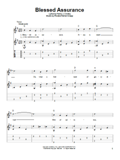 Blessed Assurance von Fanny J. Crosby (Download) 