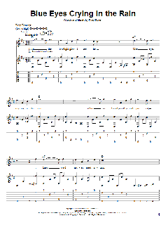 Blue Eyes Crying In The Rain von Willie Nelson (Download) 