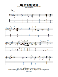 Body And Soul von Gene Bertoncini (Download) 