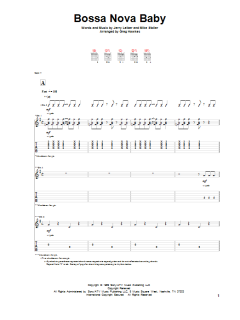 Bossa Nova Baby von Jerry Leiber (Download) 