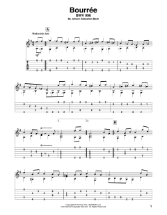 Bouree von Johann Sebastian Bach (Download) 