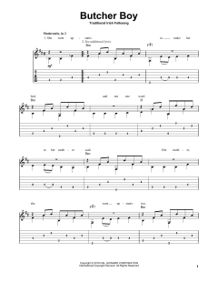 Butcher Boy von Traditional Irish Folk Song (Download) 