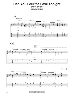 Can You Feel The Love Tonight von Elton John (Download) 