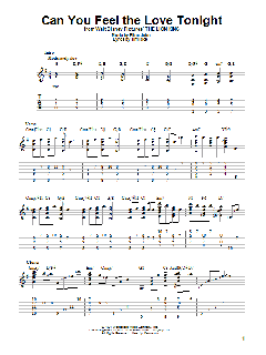 Can You Feel The Love Tonight von Elton John (Download) 