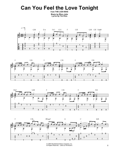 Can You Feel The Love Tonight von Elton John (Download) 