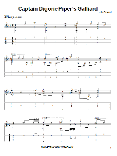 Captain Digorie Piper's Galliard von John Dowland (Download) 