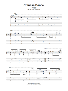Chinese Dance von Peter Iljitsch Tschaikowsky (Download) 