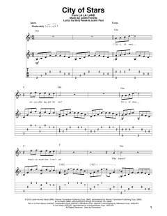 City Of Stars von Benj Pasek (Download) 