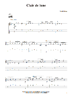Clair de Lune von Claude Debussy (Download) 