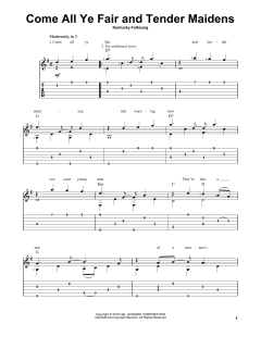 Come All Ye Fair And Tender Maidens (Download) 