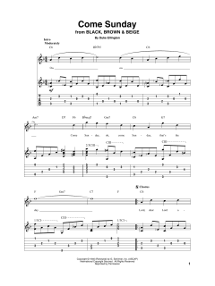 Come Sunday von Duke Ellington (Download) 