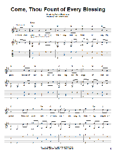 Come, Thou Fount Of Every Blessing von Robert Robinson (Download) 