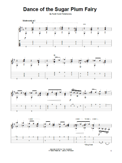 Dance Of The Sugar Plum Fairy von Peter Iljitsch Tschaikowsky (Download) 