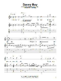 Danny Boy von Frederic Edward Weatherly (Download) 