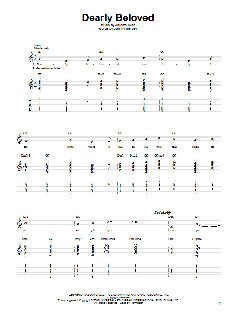 Dearly Beloved von Jerome Kern (Download) 