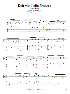Deh Vieni Alla Finestra von Wolfgang Amadeus Mozart (Download) 