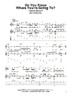 Do You Know Where You're Going To? von Diana Ross (Download) 