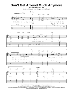 Don't Get Around Much Anymore von Duke Ellington (Download) 