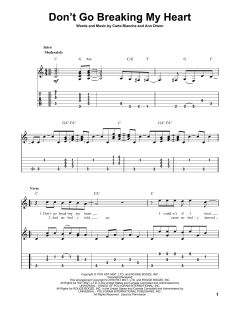 Don't Go Breaking My Heart von Ann Orson (Download) 