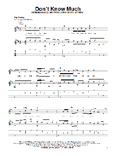 Don't Know Much von Tom Snow (Download) 