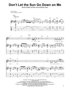 Don't Let The Sun Go Down On Me von Elton John (Download) 