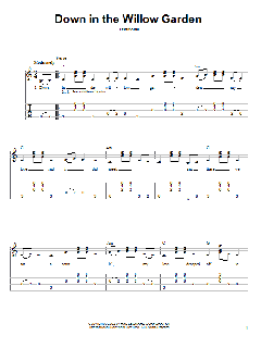 Down In The Willow Garden von Traditional (Download) 