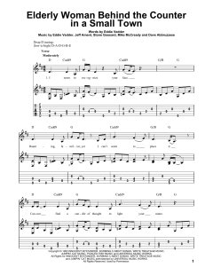 Elderly Woman Behind The Counter In A Small Town von Pearl Jam (Download) 