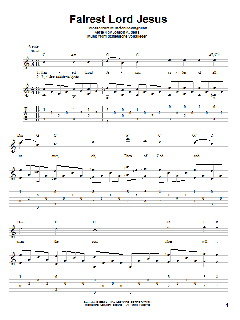 Fairest Lord Jesus von Joseph August Seiss (Download) 