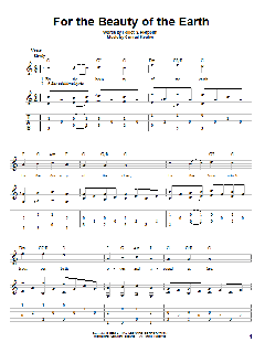 For The Beauty Of The Earth von Conrad Kocher (Download) 