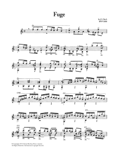 Fugue In A Minor BWV 1000 (Download) 