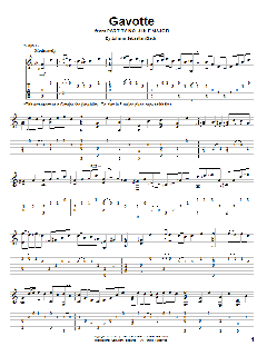 Gavotte von Johann Sebastian Bach (Download) 