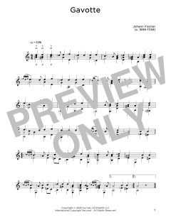 Gavotte von Johann Fischer (Download) 