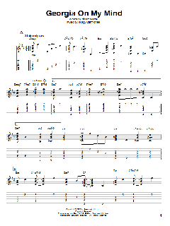 Georgia On My Mind von Ray Charles (Download) 
