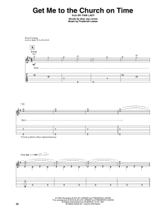 Get Me To The Church On Time von Frederick Loewe (Download) 