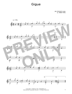 Gigue von Jan Antonin Losey (Download) 