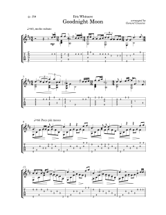 Goodnight Moon von Eric Whitacre (Download) 