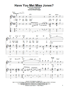 Have You Met Miss Jones? von Richard Rodgers (Download) 