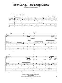 How Long, How Long Blues von Leroy Carr (Download) 