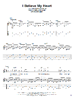 I Believe My Heart von David Zippel (Download) 