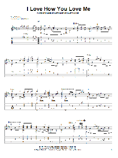 I Love How You Love Me von Barry Mann (Download) 