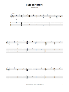 I Maccheroni von Neapolitan Song (Download) 