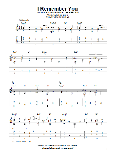 I Remember You von Johnny Mercer (Download) 