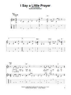 I Say A Little Prayer von Dionne Warwick (Download) 